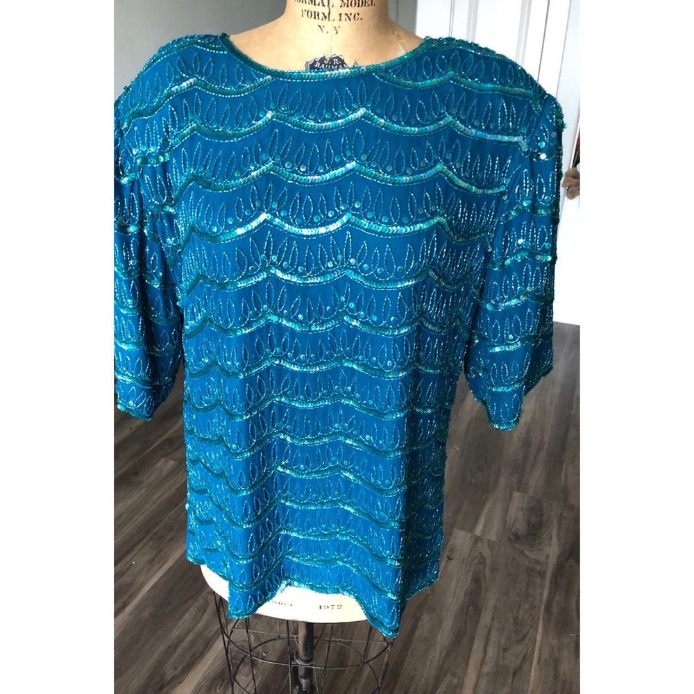 Vintage beaded top
